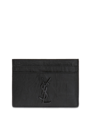 ☆韓国☆［MUCENT］SIGNATURE L LOGO CARD WALLET BLACK Saint Laurent Leather Logo Wallet | Saks Fifth Avenue